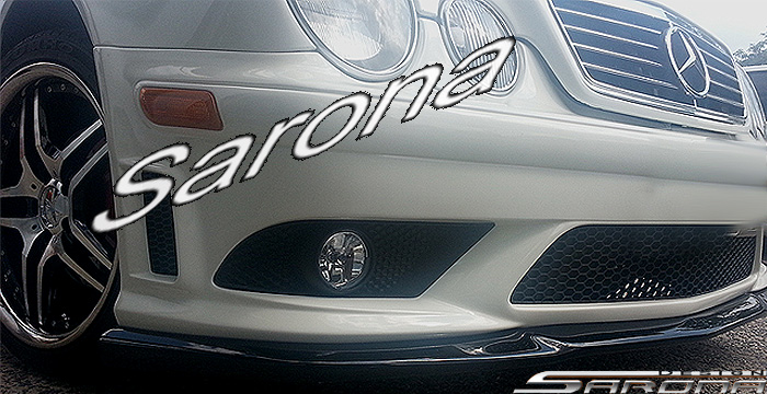 Custom Mercedes CLK  Coupe & Convertible Front Bumper (1998 - 2002) - $650.00 (Part #MB-105-FB)